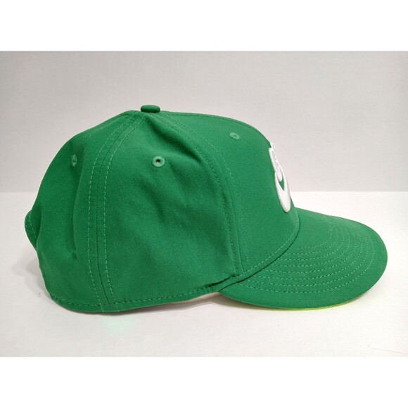 Nike Golf Hat Snapback Cap Green White Big Logo Rare Swoosh - Picture 4 of 8